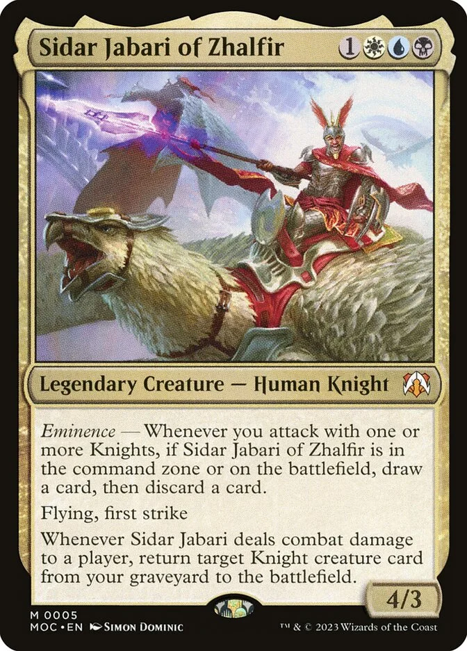 Sidar Jabari of Zhalfir 「MOC/5」「EN」