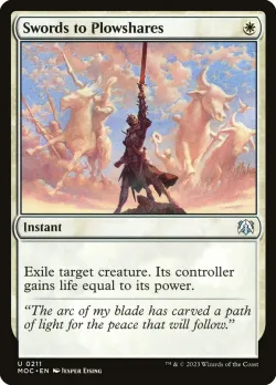 Swords to Plowshares #211 · Magic: The Gathering