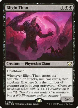 Blight Titan #25 · Magic: The Gathering