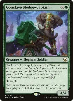 Conclave Sledge-Captain #36 · Magic: The Gathering