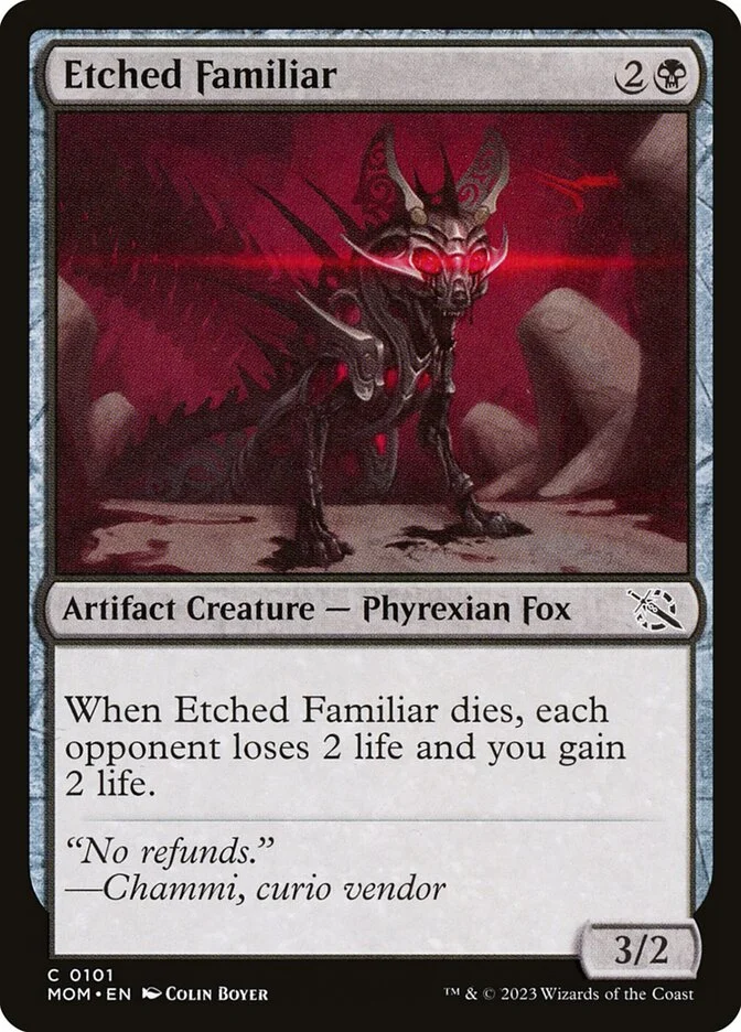 Etched Familiar 「MOM/101」「EN」