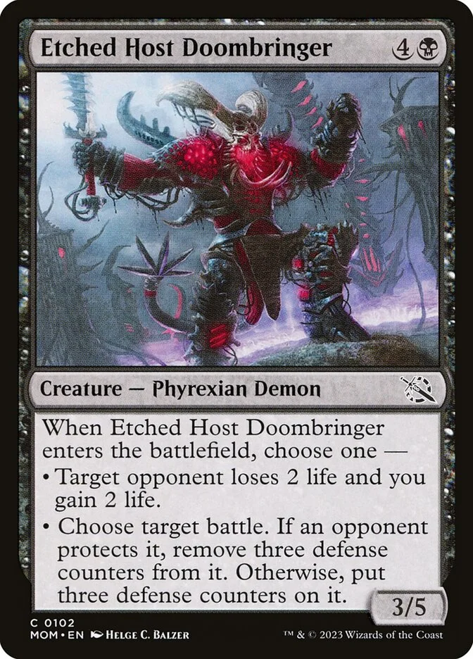 Etched Host Doombringer 「MOM/102」「EN」