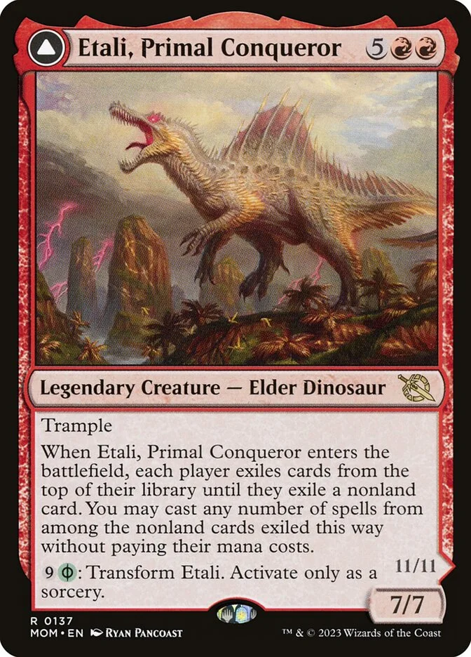 Etali, Primal Conqueror // Etali, Primal Sickness 「MOM/137」「EN」