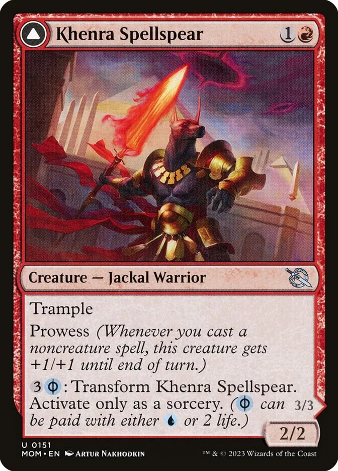 Khenra Spellspear // Gitaxian Spellstalker 「MOM/151」「EN」