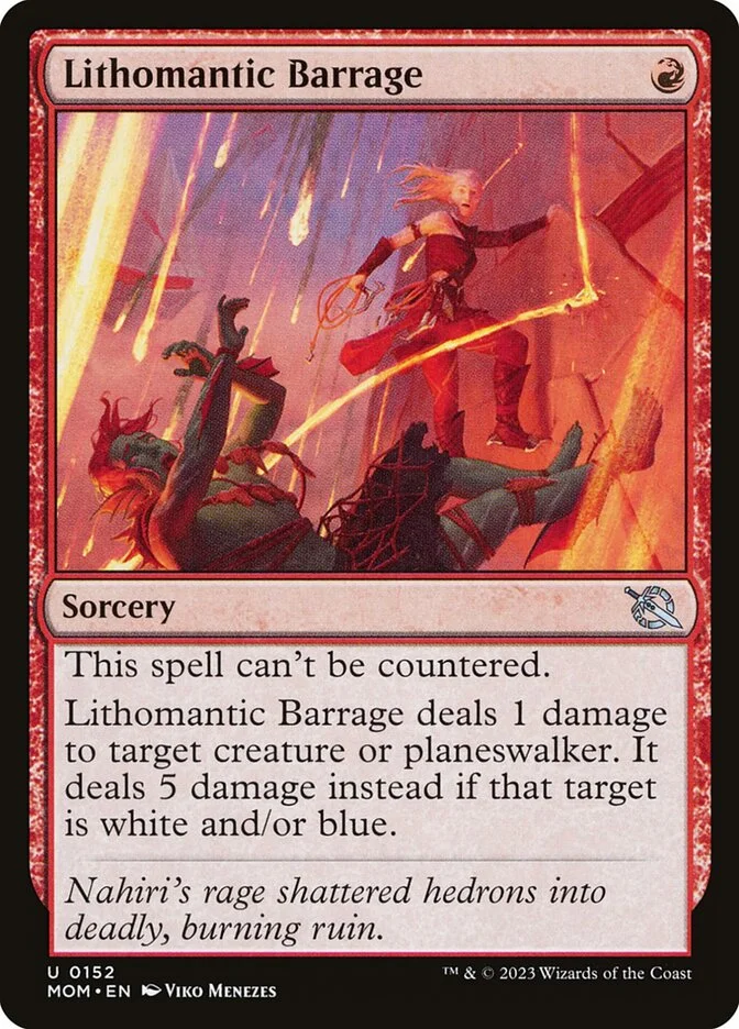Lithomantic Barrage 「MOM/152」「EN」