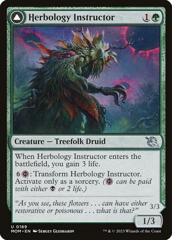 Herbology Instructor // Malady Invoker 「MOM/189」「EN」