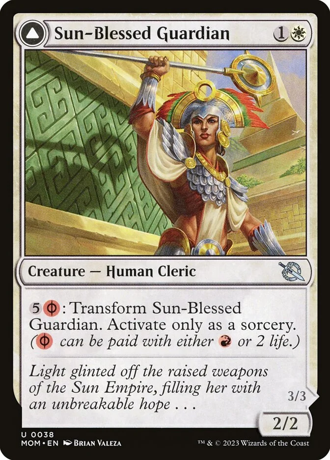 Sun-Blessed Guardian // Furnace-Blessed Conqueror 「MOM/38」「EN」