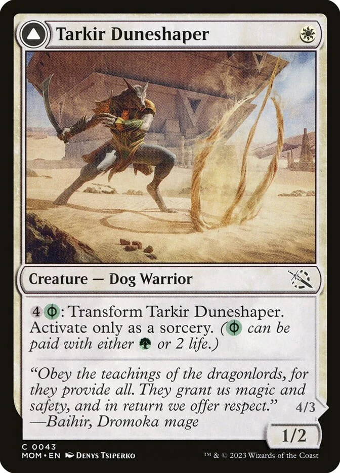 Tarkir Duneshaper // Burnished Dunestomper 「MOM/43」「EN」