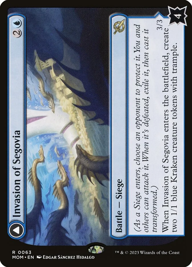 Invasion of Segovia // Caetus, Sea Tyrant of Segovia 「MOM/63」「EN」