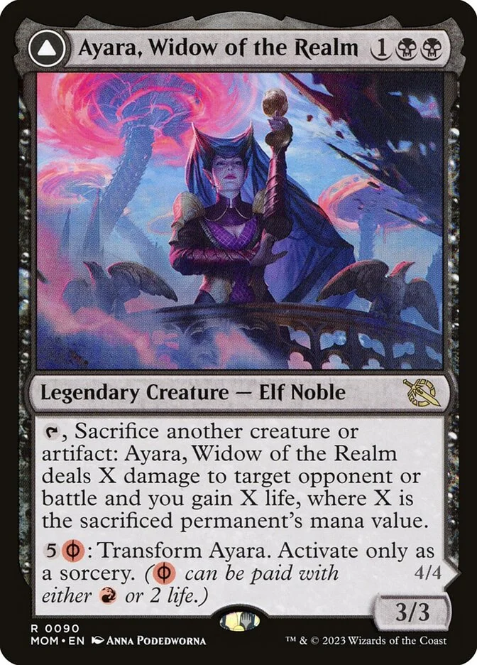 Ayara, Widow of the Realm // Ayara, Furnace Queen 「MOM/90」「EN」
