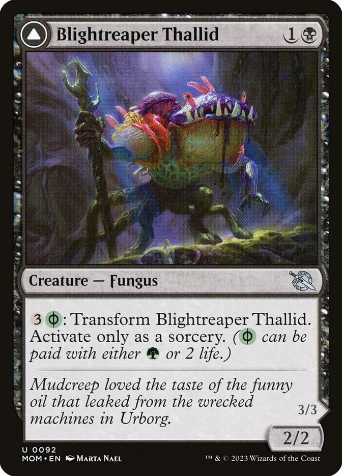 Blightreaper Thallid // Blightsower Thallid 「MOM/92」「EN」