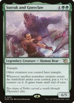 Surrak and Goreclaw #337 · Magic: The Gathering