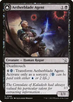 Aetherblade Agent // Gitaxian Mindstinger #88 · Magic: The Gathering