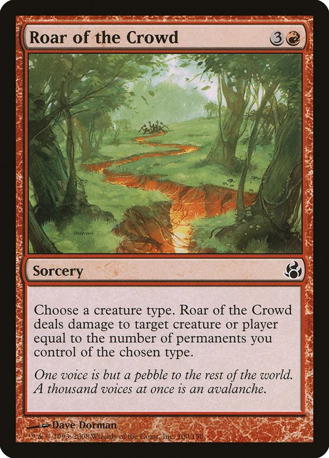 Roar of the Crowd 「MOR/100」「EN」
