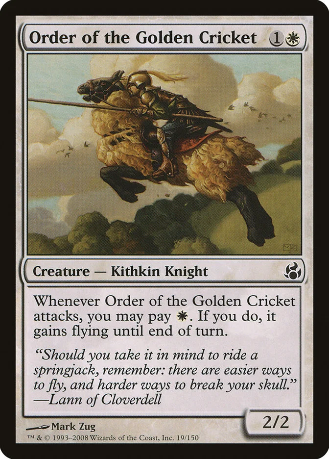 Order of the Golden Cricket 「MOR/19」「EN」