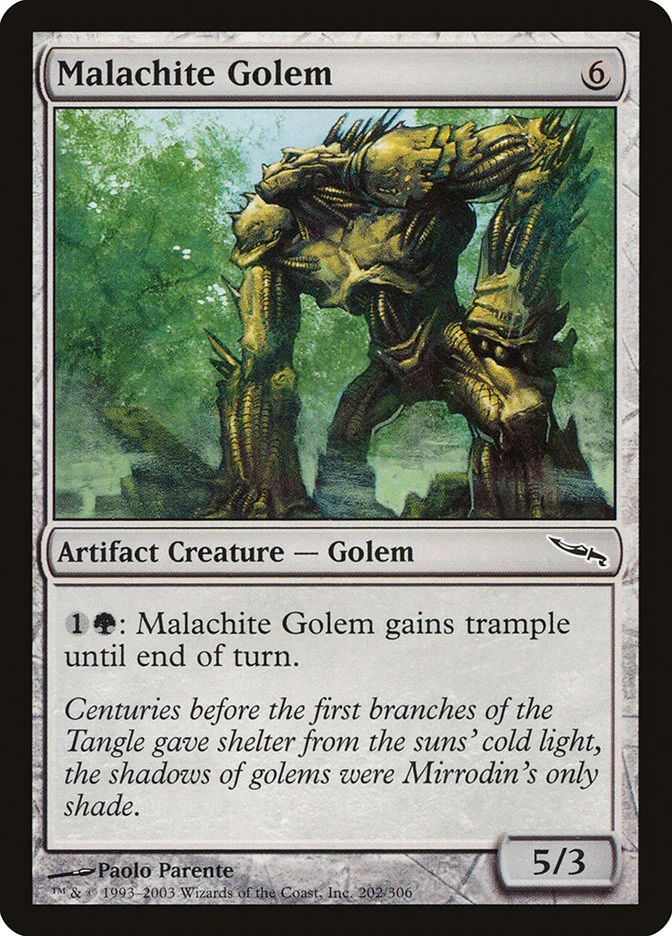 Malachite Golem 「MRD/202」「EN」