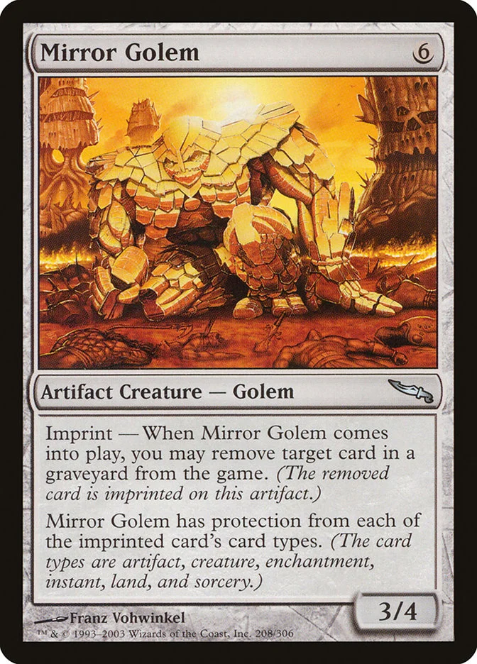 Mirror Golem 「MRD/208」「EN」