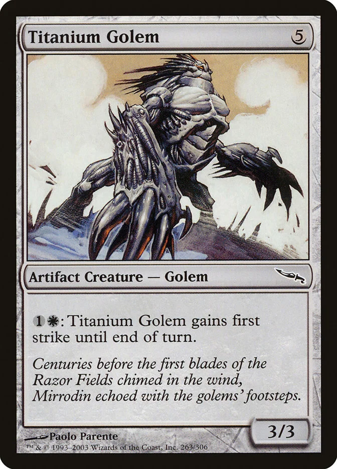 Titanium Golem 「MRD/263」「EN」