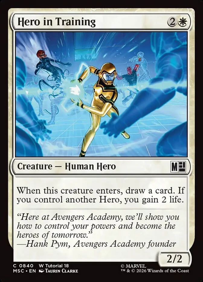 Hero in Training 「MSC/840」「EN」
