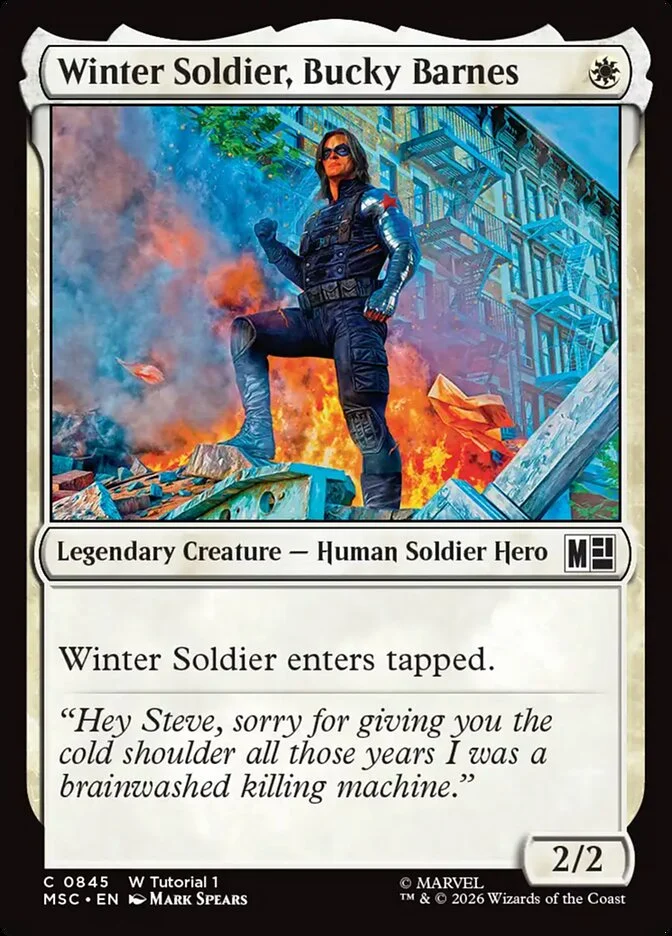 Winter Soldier, Bucky Barnes 「MSC/845」「EN」