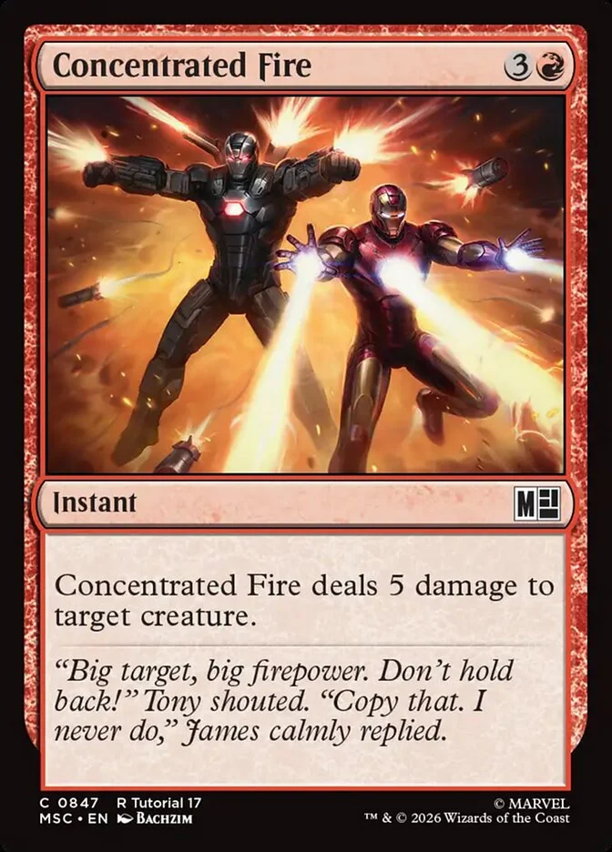 Concentrated Fire 「MSC/847」「EN」
