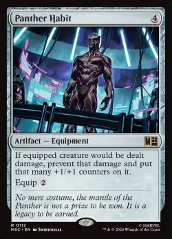 Panther Habit #112 · Magic: The Gathering