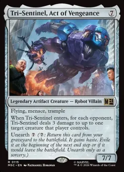 Tri-Sentinel, Act of Vengeance #115 · Magic: The Gathering