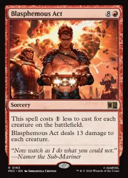 Blasphemous Act #163 · Magic: The Gathering