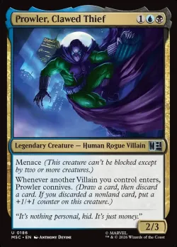 Prowler, Clawed Thief #186 · Magic: The Gathering