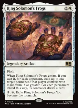 King Solomon's Frogs #20 · Magic: The Gathering