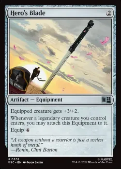 Hero's Blade #201 · Magic: The Gathering