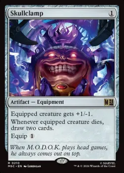 Skullclamp #210 · Magic: The Gathering