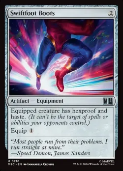 Swiftfoot Boots #216 · Magic: The Gathering