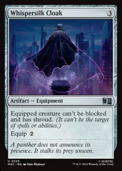 Whispersilk Cloak #225 · Magic: The Gathering