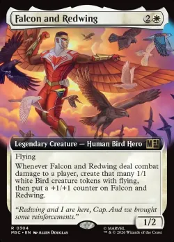 Falcon and Redwing #304 · Magic: The Gathering