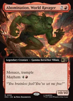 Abomination, World Ravager #355 · Magic: The Gathering
