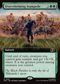 Overwhelming Stampede #385 · Magic: The Gathering