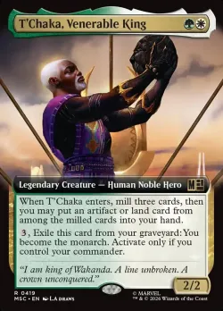 T'Chaka, Venerable King #419 · Magic: The Gathering