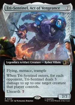 Tri-Sentinel, Act of Vengeance #456 · Magic: The Gathering