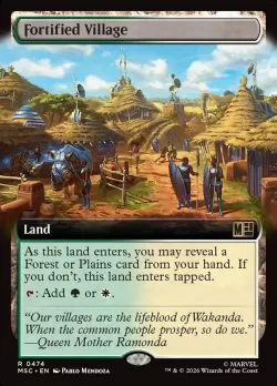 Fortified Village #474 · Magic: The Gathering