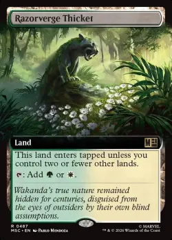 Razorverge Thicket #487 · Magic: The Gathering