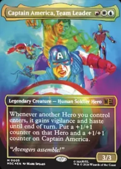Captain America, Team Leader 「MSC/5」「EN」