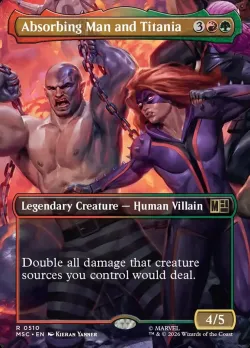 Absorbing Man and Titania #510 · Magic: The Gathering