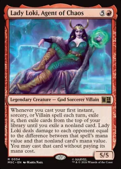 Lady Loki, Agent of Chaos #54 · Magic: The Gathering