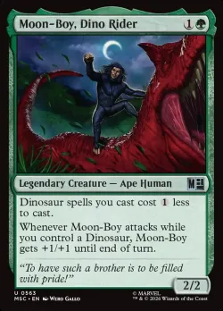 Moon-Boy, Dino Rider #563 · Magic: The Gathering