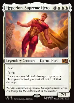 Hyperion, Supreme Hero #599 · Magic: The Gathering