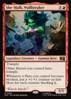 She-Hulk, Wallbreaker #60 · Magic: The Gathering