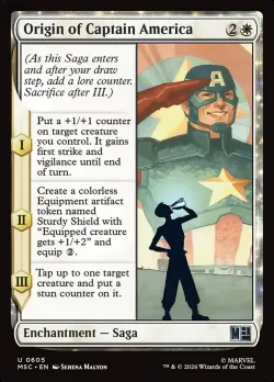 Origin of Captain America #605 · Magic: The Gathering