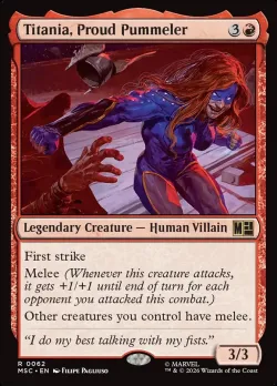 Titania, Proud Pummeler #62 · Magic: The Gathering