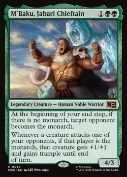 M'Baku, Jabari Chieftain #67 · Magic: The Gathering